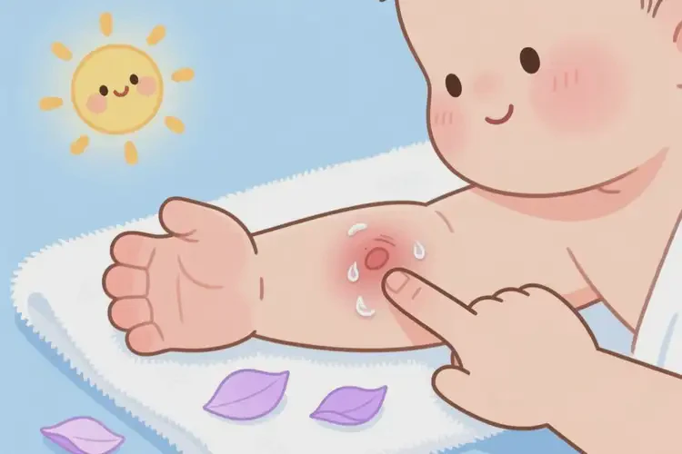 寶寶手臂容易起濕疹能夠徹底治愈嗎(圖2)