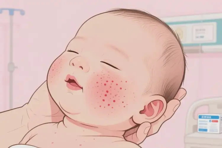 孩子脖子上起濕疹不管它會自己自愈嗎(圖4)