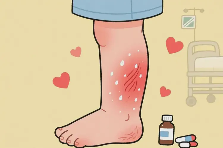 小孩大腿經(jīng)常長濕疹不管它會自己痊愈嗎(圖1)