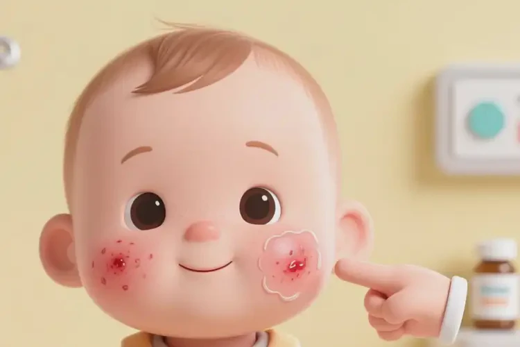 嬰幼兒面部容易長(zhǎng)濕疹能夠徹底治愈嗎(圖1)
