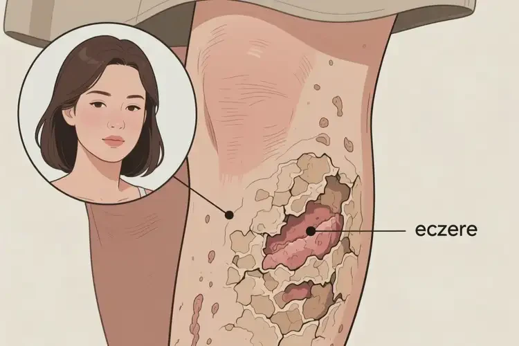 女人大腿经常起湿疹能不能彻底自愈(图1)