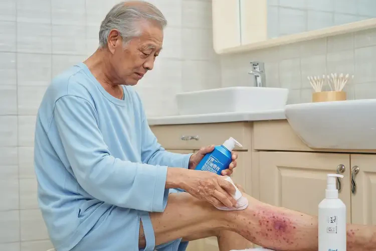 老人大腿上偶爾起濕疹不管它會自己好嗎(圖3)