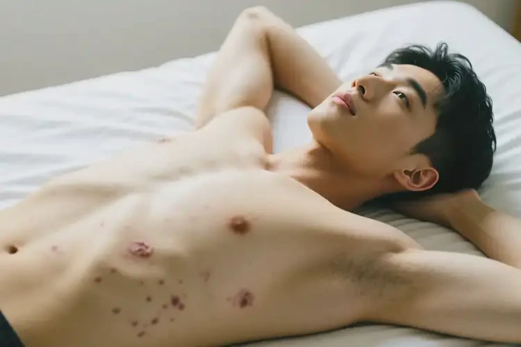 青年人肚子上偶爾起濕疹能徹底自愈嗎(圖4)