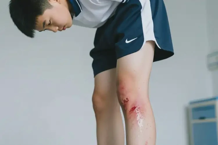 中學生大腿出濕疹不管它會自己痊愈嗎(圖1)