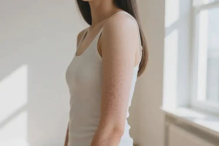 女生手臂經(jīng)常長(zhǎng)濕疹可不可以徹底自愈(圖1)