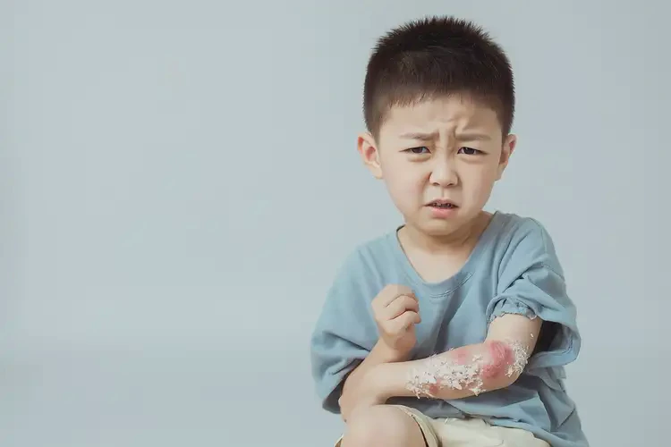 小孩大腿起濕疹能徹底自愈嗎(圖3)