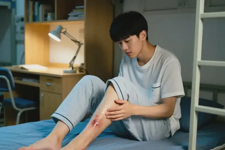 大學(xué)生小腿容易起濕疹不管它會(huì)自己好嗎(圖3)