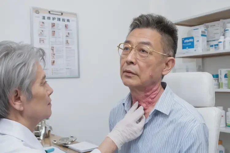 老人脖子上經(jīng)常起濕疹能靠自己自愈嗎(圖2)