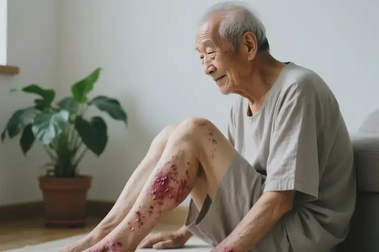 高齡老人全身長濕疹可不可以徹底自愈(圖1)