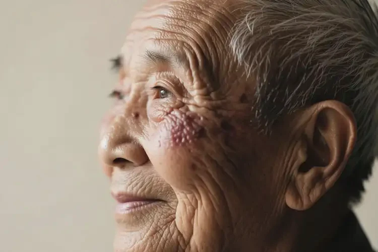 高齡老人臉上容易起濕疹不管它會(huì)自己痊愈嗎(圖2)
