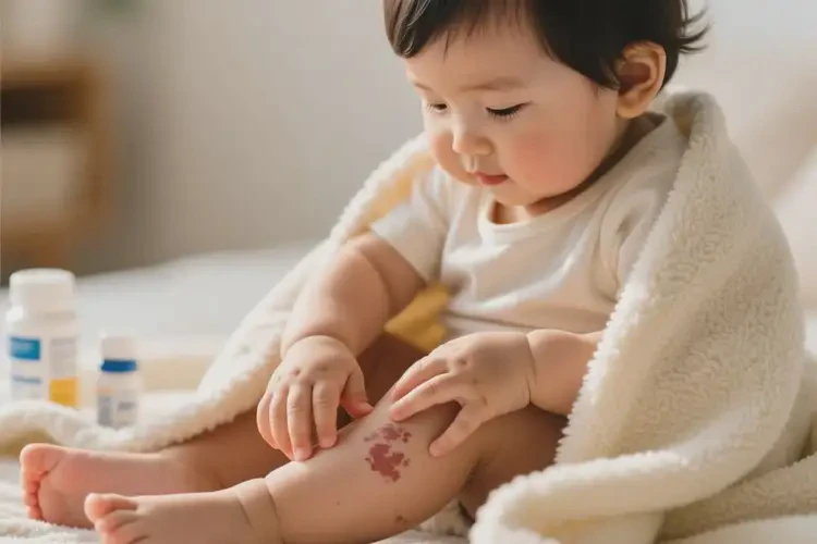 幼儿小腿上有湿疹能彻底自愈吗(图3)