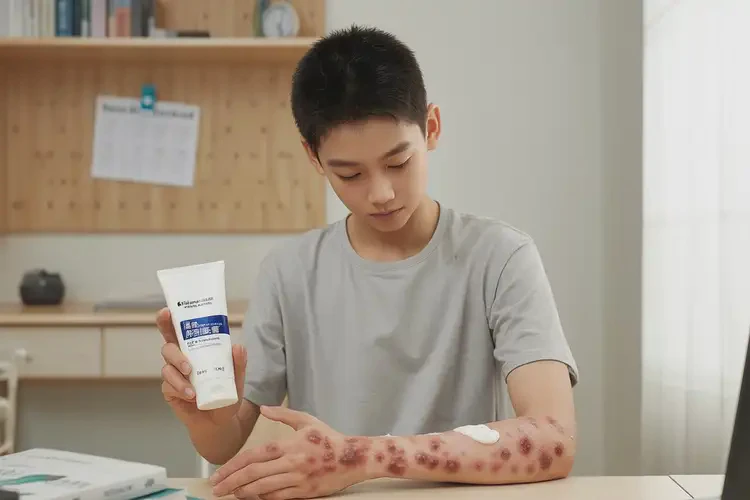 大學(xué)生手臂出現(xiàn)濕疹能不能徹底自愈(圖2)