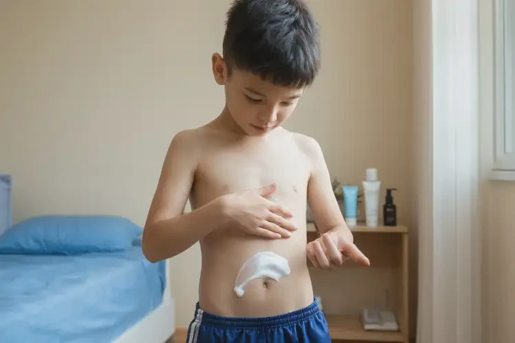 青少年肚子偶爾長濕疹能夠徹底治愈嗎(圖3)