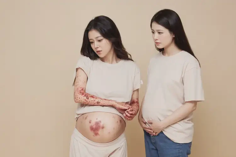 孕婦手臂經(jīng)常長(zhǎng)濕疹可不可以徹底自愈(圖1)