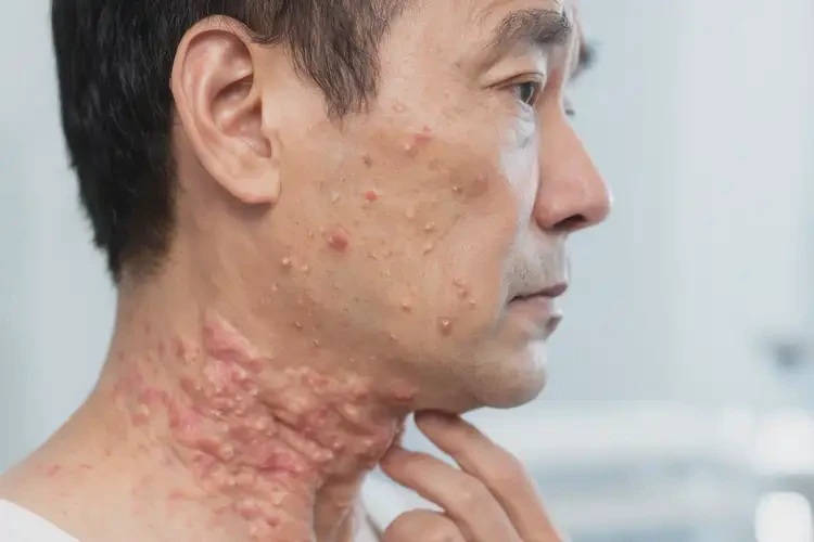 男性脖子長濕疹能靠自己自愈嗎(圖4)