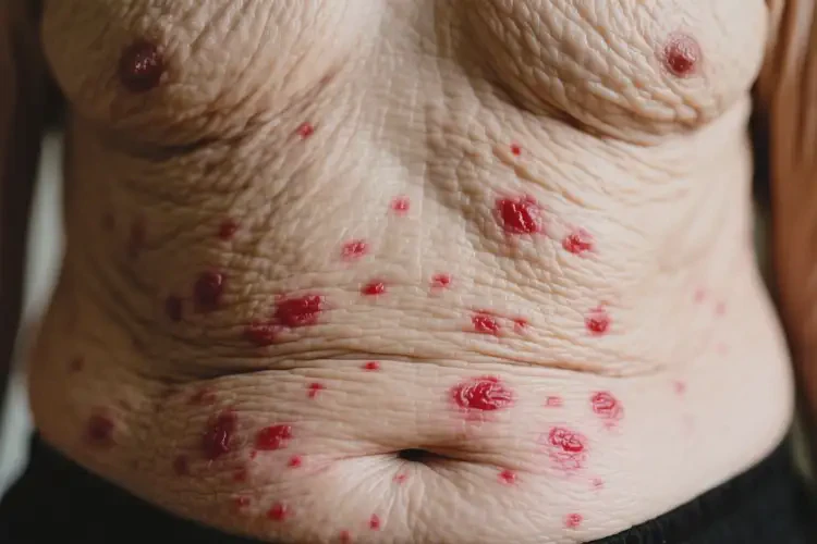 老人肚子出湿疹能靠自己自愈吗(图4)