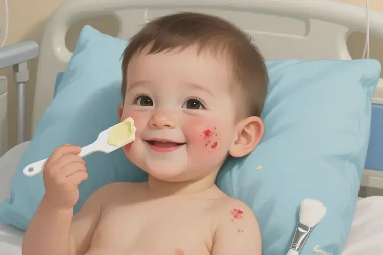 小孩面部容易长湿疹能够彻底治愈吗(图1)