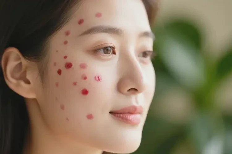 女生面部偶爾起濕疹不管它會自己好嗎(圖3)