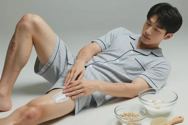 男生全身容易起濕疹可不可以徹底自愈(圖1)