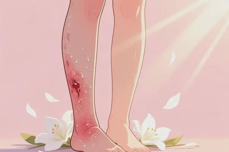 女生四肢長(zhǎng)濕疹可以徹底自愈嗎(圖3)