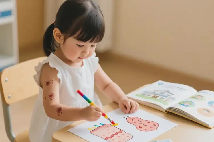 孩子身上偶爾長(zhǎng)濕疹可不可以徹底自愈(圖1)