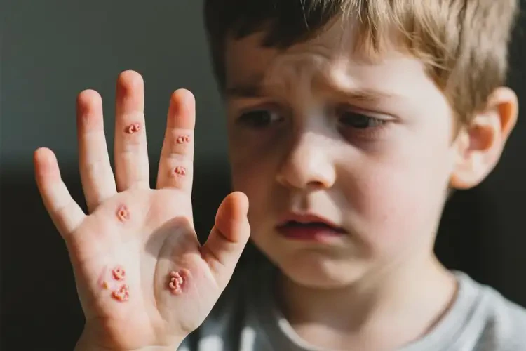 小孩手上出現(xiàn)濕疹不管它會自己好嗎(圖2)