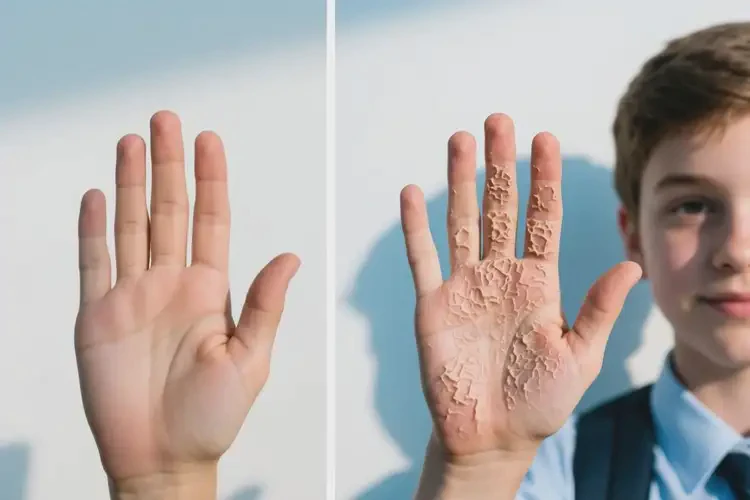 中學(xué)生手上容易起濕疹不管它會自己自愈嗎(圖3)