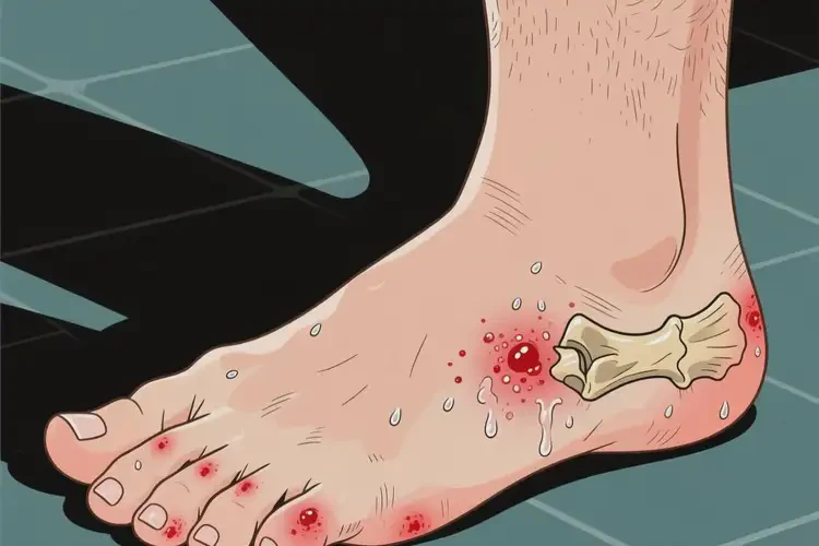 男生腳上容易起濕疹不管它會自己痊愈嗎(圖1)