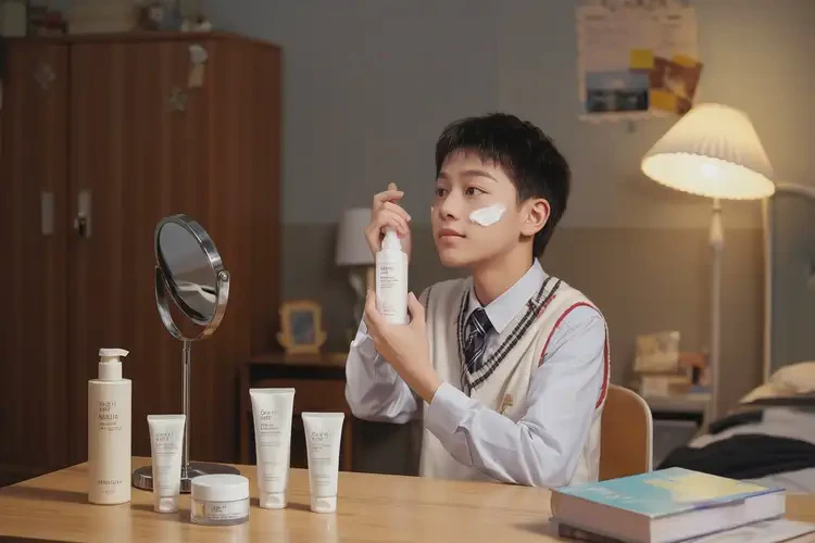 中學生臉上經(jīng)常長濕疹不管它會自己痊愈嗎(圖1)