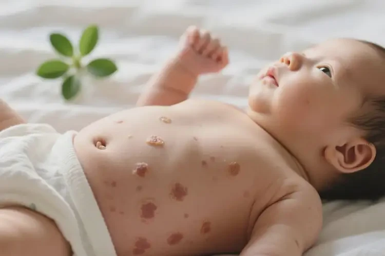 嬰兒肚子偶爾起濕疹能靠自己自愈嗎(圖4)
