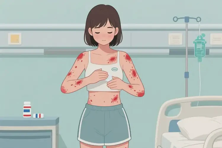 女生全身長濕疹能夠徹底治愈嗎(圖3)