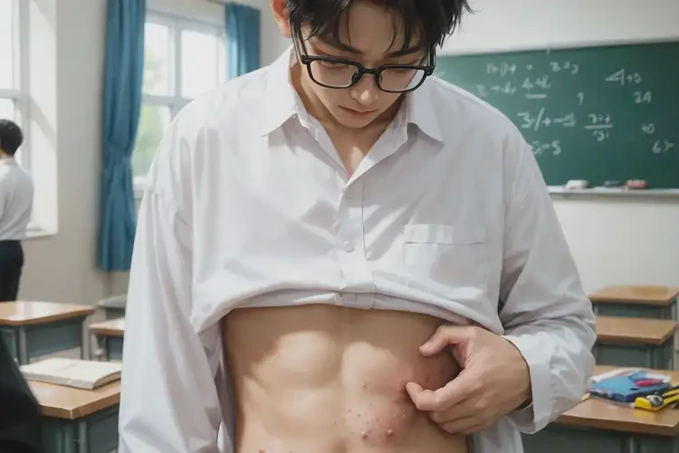 中學(xué)生肚子上容易起濕疹能徹底自愈嗎(圖4)