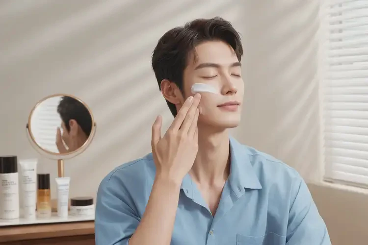 男生面部经常长湿疹不管它会自己自愈吗(图2)