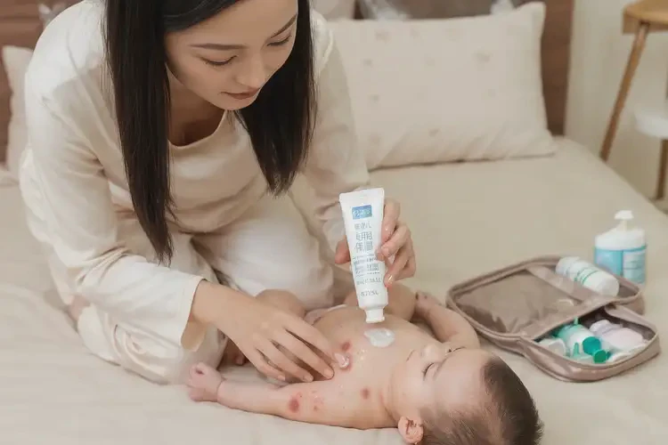 寶寶手上出現(xiàn)濕疹能靠自己自愈嗎(圖3)