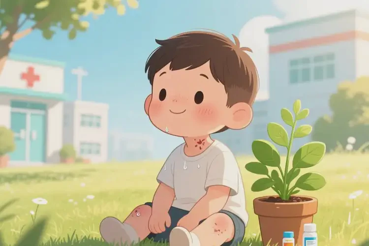 少兒脖子起濕疹可以徹底自愈嗎(圖3)