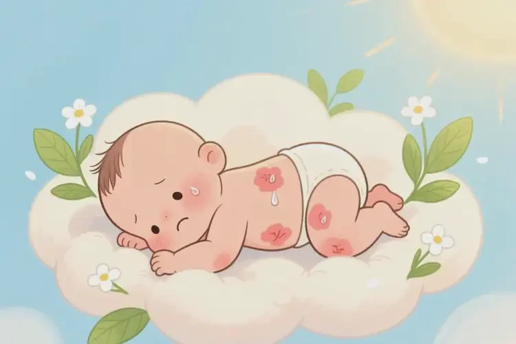 嬰幼兒肚子容易長(zhǎng)濕疹不管它會(huì)自己自愈嗎(圖4)