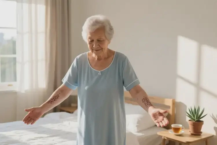 老人全身經(jīng)常起濕疹可不可以徹底自愈(圖3)