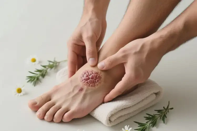 男性腳上容易起濕疹能靠自己自愈嗎(圖1)