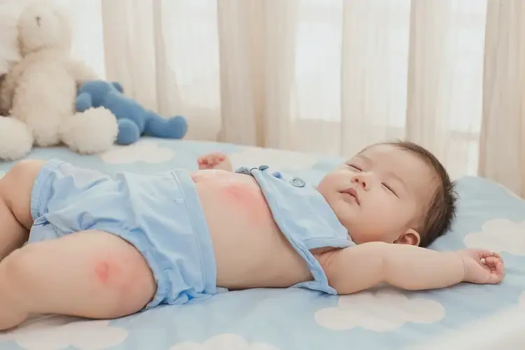 嬰幼兒肚子上偶爾起濕疹能徹底自愈嗎(圖2)