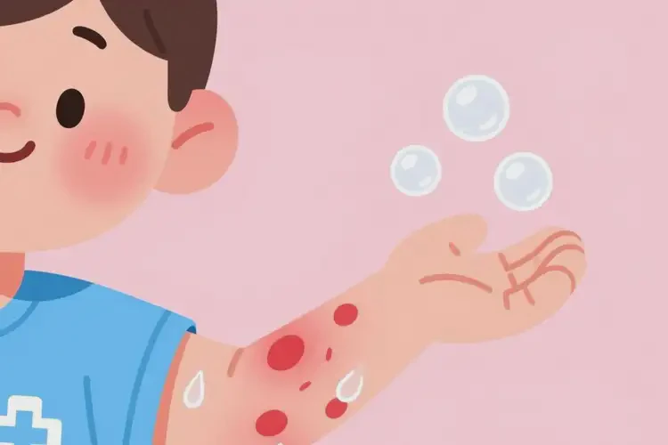 少兒手臂長濕疹能徹底自愈嗎(圖2)