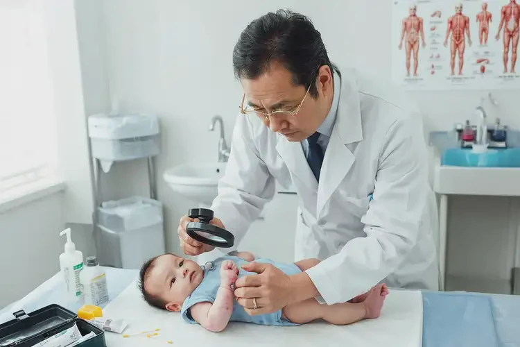 嬰兒手臂經(jīng)常長濕疹不管它會自己好嗎(圖1)