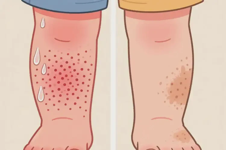 兒童小腿有濕疹能徹底自愈嗎(圖2)