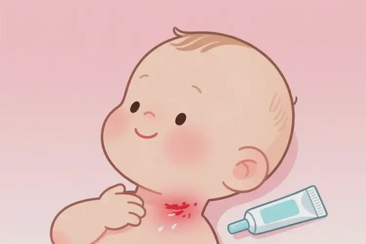 嬰兒脖子上偶爾起濕疹能夠徹底治愈嗎(圖4)