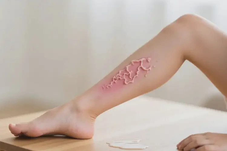 女生大腿偶爾長(zhǎng)濕疹能靠自己自愈嗎(圖1)