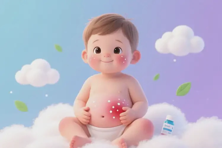 少兒肚子上起濕疹能徹底自愈嗎(圖4)