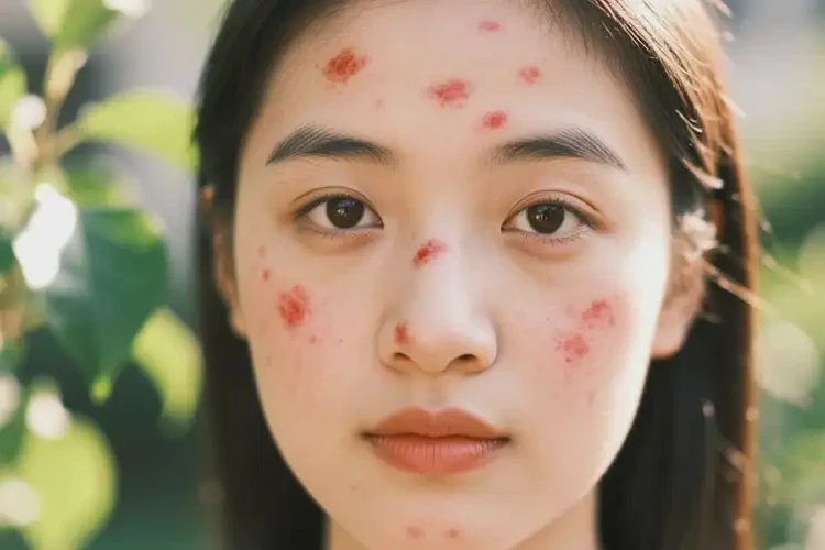 女生面部偶爾起濕疹不管它會自己好嗎(圖4)