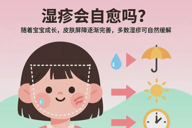 小孩面部出濕疹可不可以徹底自愈(圖2)