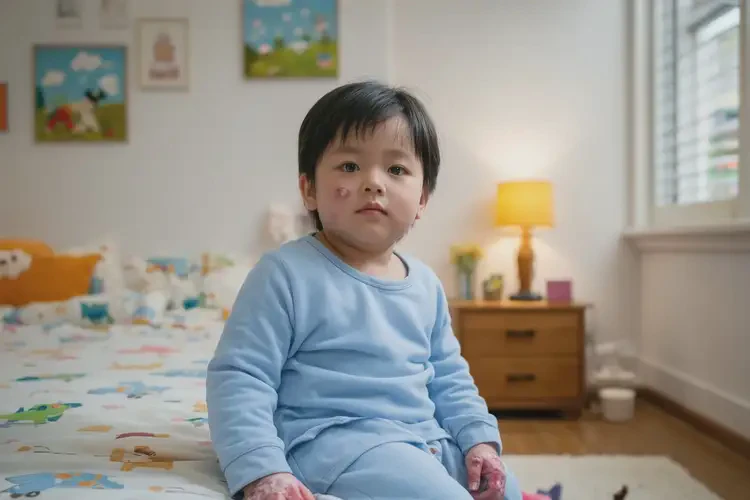 少兒手上偶爾長濕疹不管它會自己痊愈嗎(圖1)