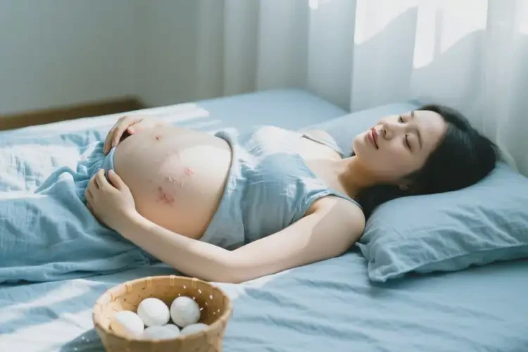 孕婦肚子上容易起濕疹不管它會自己自愈嗎(圖2)