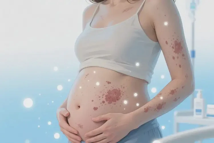 女生肚子長濕疹可不可以徹底自愈(圖1)